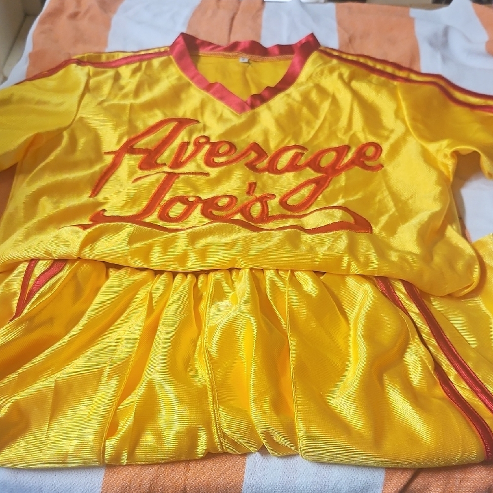 Source Unknown Bright Yellow Jersey with Red Accents